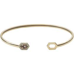 Fossil Val Holiday Sparkles Bangle - Gold/Multicolour/Transparent