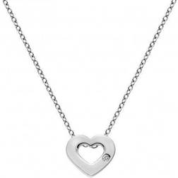 Hot Diamonds Amulets Heart Pendant - Silver/Diamond