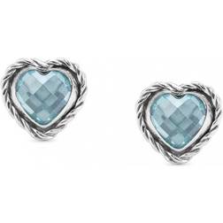 Nomination & Light CZ Heart Earrings