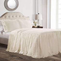 Lush Decor Ruffle Bedspread White (203.2x193.04cm)