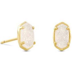 Kendra Scott Emilie Stud Earrings in Iridescent Drusy OS