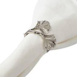 Saro Lifestyle Ginko Napkin Ring 2.54cm 4pcs