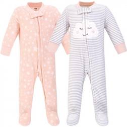 Hudson Baby Fleece Sleep and Play 2-Pack - Cloud