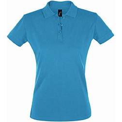 Sol's Women's Perfect Pique Short Sleeve Polo Shirt - Aqua