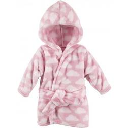 Hudson Soft Plush Animal Face Bathrobe - Pink Clouds