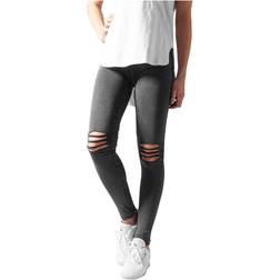 Urban Classics Women's Ladies Cutted Knee Leggings, (acid 706)