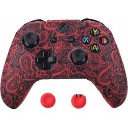 Slowmoose Xbox One X/S Water Protector Controller Skin - Red Leaves