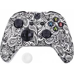 Slowmoose Xbox One X/S Water Protector Controller Skin - White leaf