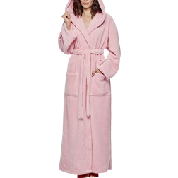 Arus Premium Fleece Full Length Bathrobe - Pink