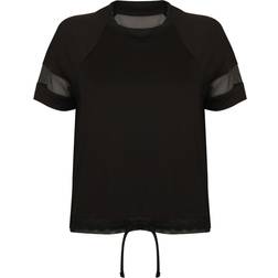 Tombo Womens/Ladies Athletic Over T-Shirt (Black)