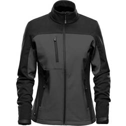 Stormtech Womens/Ladies Cascades Soft Shell Jacket (Dolphin/Black)