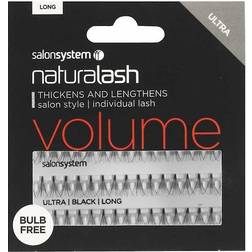 Salon System Volume Individual Lashes Black Long