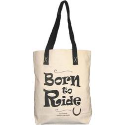 Moorland Rider Horsey Girl Shopper Bag (38cm x 40cm x 10cm) (Black)