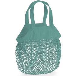 Westford Mill Mini Mesh Organic Cotton Grocery Bag (One Size) (Sage Green)