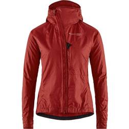Klättermusen Women's Ansur Hooded Wind Jacket - Rose Red