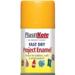 Plasti-Kote Fast Dry Enamel Aerosol Sunshine Yellow 100ml