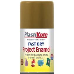 Plasti-Kote Fast Dry Enamel Aerosol Antique Gold 100ml