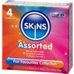 Skins Condoms Assorted 4 Pack