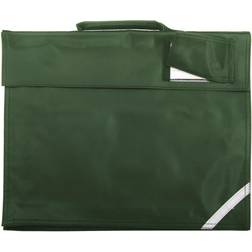 Quadra Junior Book Bag 5 Litres (Pack of 2) (One Size) (Bottle Green)