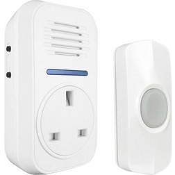 Uni-Com Smart Plug-Through Flashing Door Chime