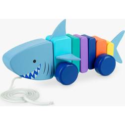 Orange Tree Toys Shark Pull Along Wooden Toy