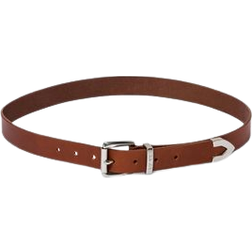 Levi's Women's Western Metal Tip End Leather Belt - Tan