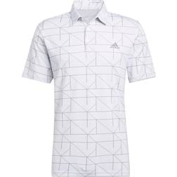 Adidas Jacquard Polo Shirt Men's - White/Grey Three