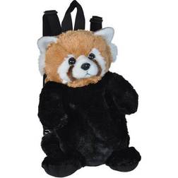 Wild Republic 21091 Backpack Red Panda, Soft Integrated Rucksack, Cuddly Toy, 36 cm, Multi