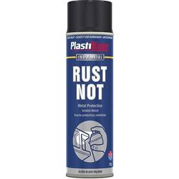 Plasti-Kote Rust Not Spray Gloss Black 500ml