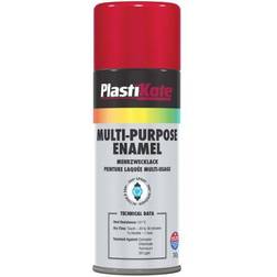 Plasti-Kote Multi Purpose Enamel Spray Paint Gloss Red 400ml