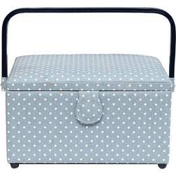 The Works Korbond Tiny Dots Sewing Basket