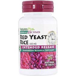 Nature's Plus Herbal Actives Extended Release Red Yeast Rice 600Mg Tabs 30 30 pcs