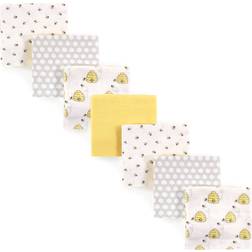 Hudson Flannel Receiving Blankets Bees 7-pack