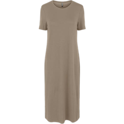 Pieces Onika Midi Dress - Light Brown