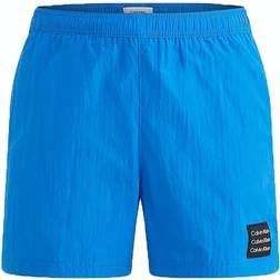 Calvin Klein Medium Drawstring Swim Shorts - Corrib River Blue