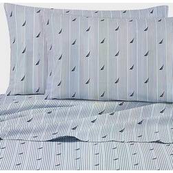 Nautica Audley Bed Sheet Blue (259.08x228.6cm)