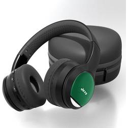 Strategic Printing New York Jets Historic Stripe Wireless Bluetooth Headphones with Case