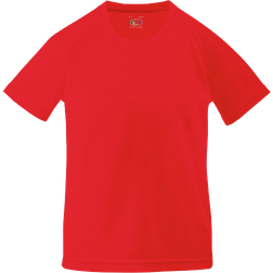 Fruit of the Loom Kid's Performance Sportswear T-shirt - Red