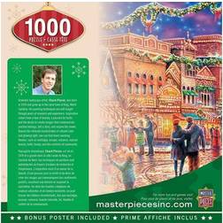 1000 Piece Jigsaw Puzzle for Adult, Family, Or Kids Village Square by Masterpieces 19.25" X 26.75" Family Owned American Puzzle Company