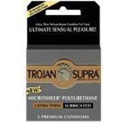 Trojan Supra Microsheer Polyurethane Condoms 3 Pack