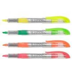 Q-CONNECT Liquid Ink Highlighter Assorted (Pack of 4) KF16127