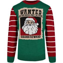 Urban Classics Wanted Christmas Sweater x-masgreen/white