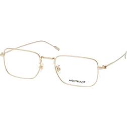 Montblanc MB 0212O 004, including lenses, RECTANGLE Glasses, MALE