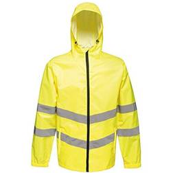 Regatta Unisex Hi Vis Pro Packaway Reflective Work Jacket (Orange)