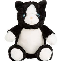 Mumbles Printme Cat Plush Toy (26cm) (Black/White)