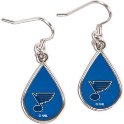 WinCraft Women's St. Louis Blues Tear Drop Dangle Earrings