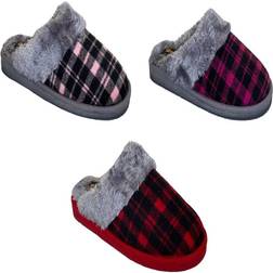 Sleepers Womens Mia Tartan Slippers