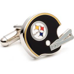 Retro Pittsburgh Steelers Helmet Cufflinks