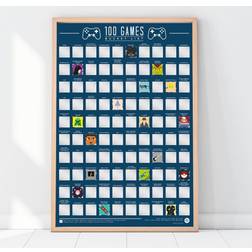 Gift Republic Scratch Off Bucket Poster 45.7x58.4cm