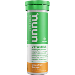 nuun Hydration Vitamins Single Tube Grapefruit Orange 10 Tablets